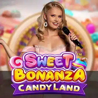 Official Live Dealer logo: Sweet Bonanza CandyLand by Pragmatic Play at Spinarium