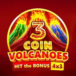 3 Coin Volcanoes logo by Booongo at Spinarium