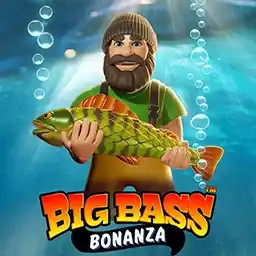 Bigger Bass Bonanza slot logo by Pragmatic Play at Spinarium